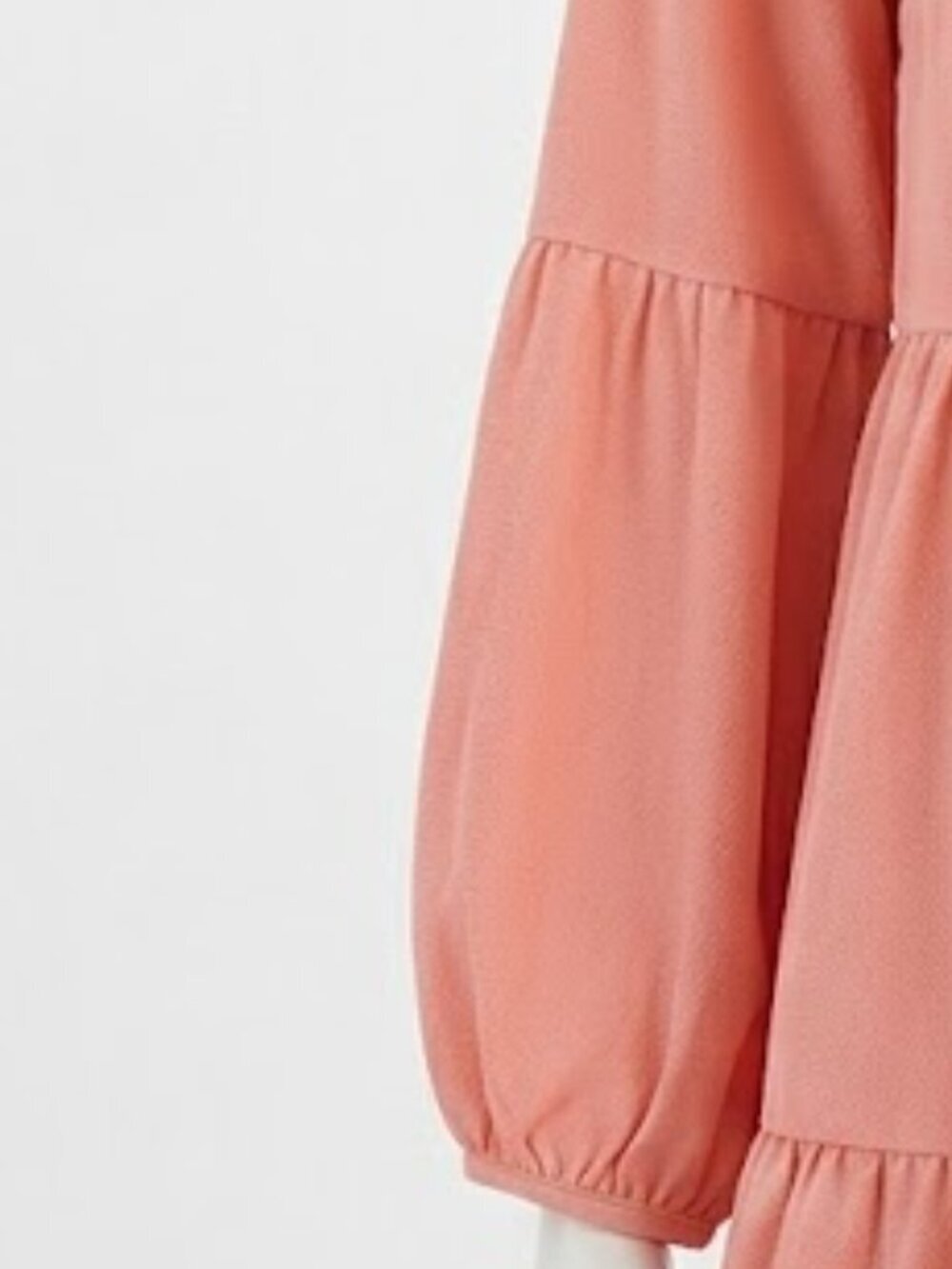 NIB Amazon Boho Chic Pink Tiered Long Sleeve Mini Dress – Size L - Picture 5 of 6